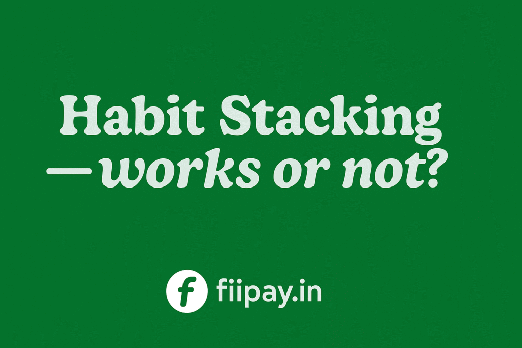 habit stacking