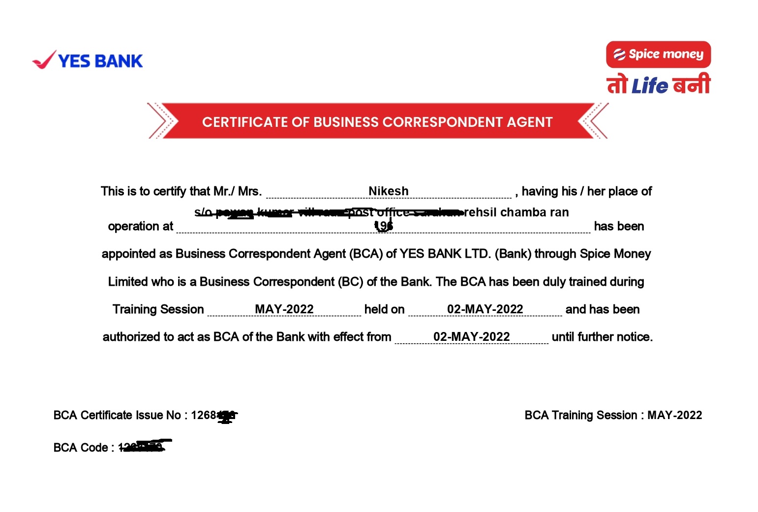 Nikesh Arya BC Agent