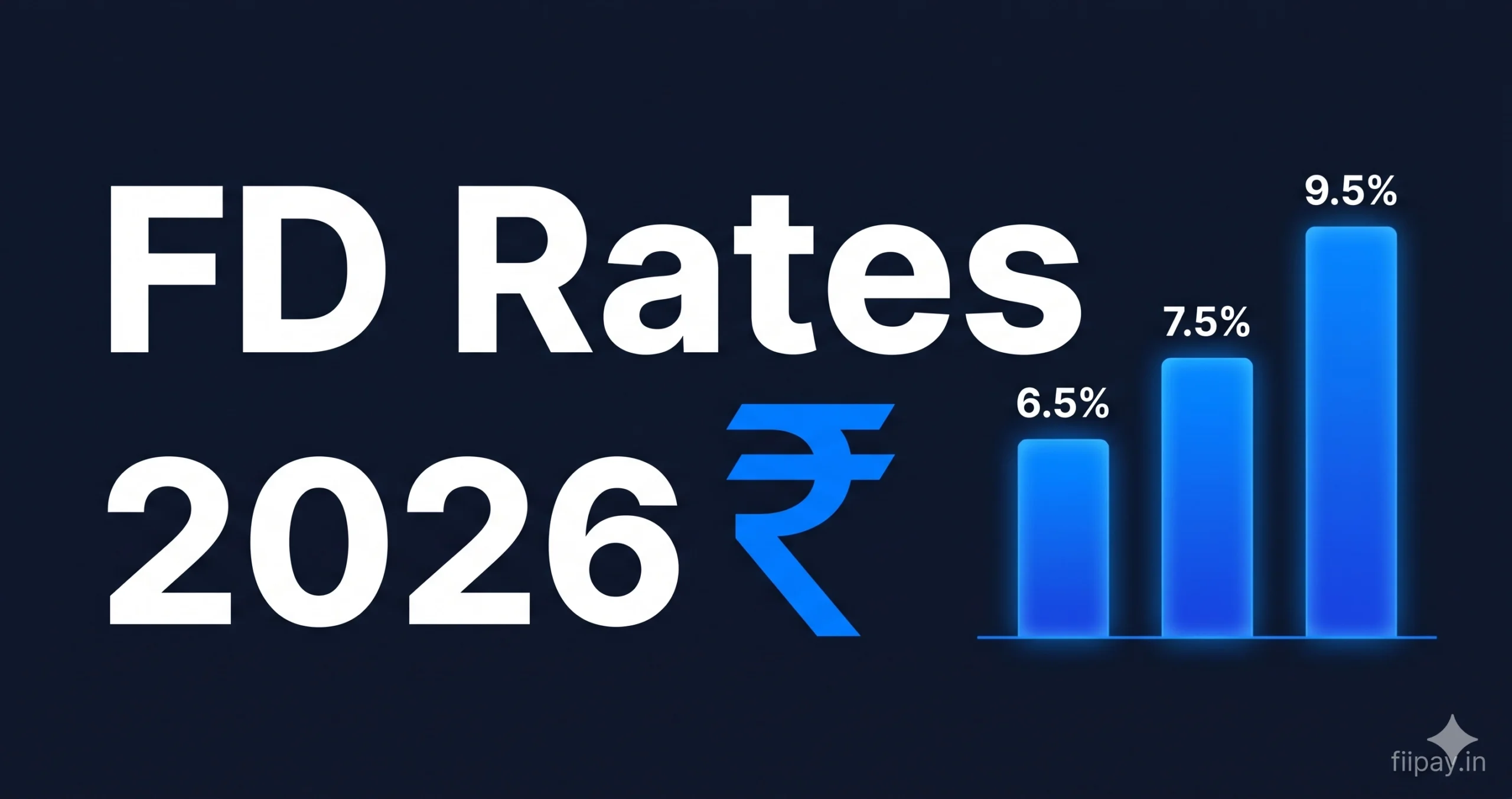 est FD rates in India 2026 — bank-wise comparison chart showing SBI, HDFC, ICICI and small finance bank rates